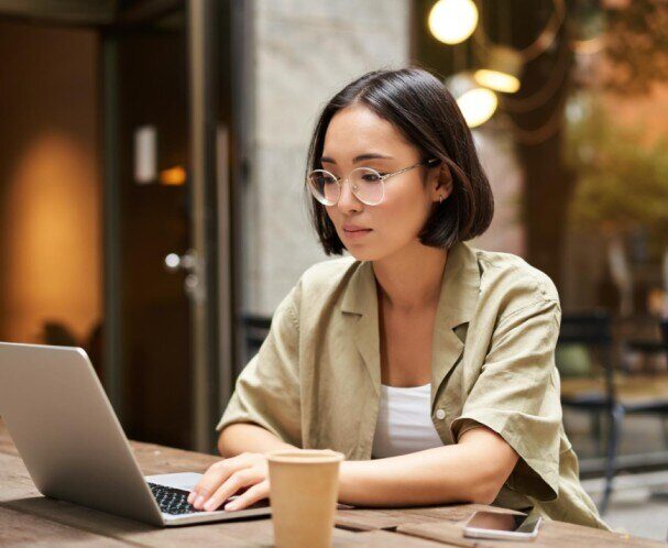 Girl With
Laptop
